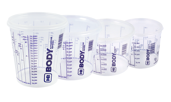 Plastová nádoba s odměrkou