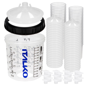 Sada plastových sklenic do stříkacích pistolí