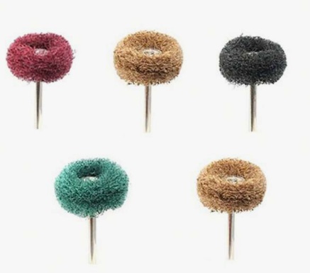 925 brusné rouno na stopce mini