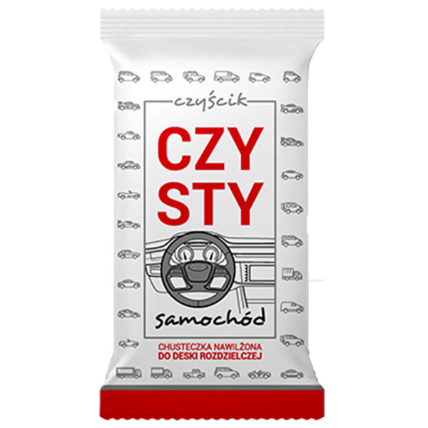 Čistící utěrka do kokpitu auta