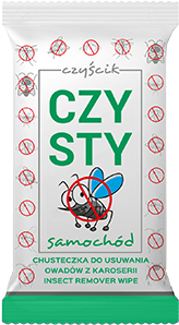 Čistící utěrka pro čištění a odstraňování hmyzu